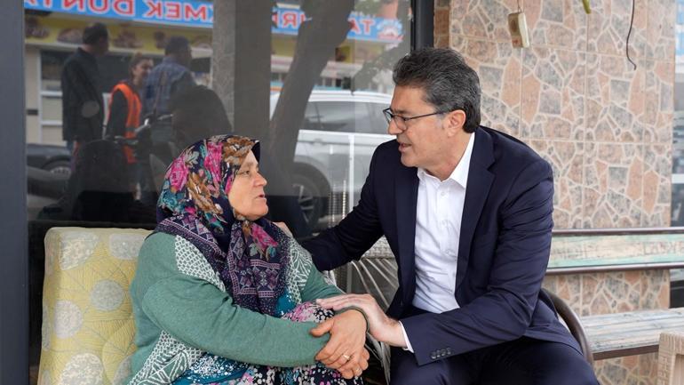 Sındırgı’da 6.1’lik depremde yıkılan ve hasar gören binalar havadan görüntülendi