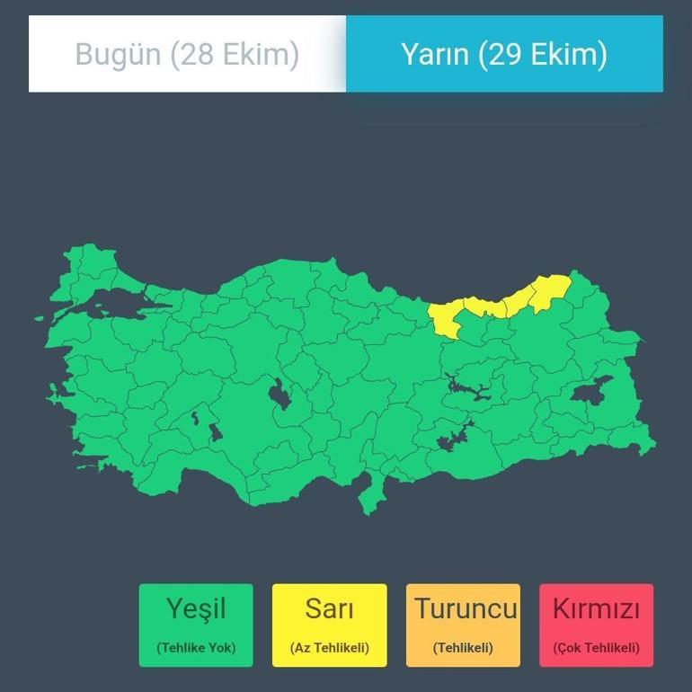 İçişleri Bakanlığından 17 il için kuvvetli sağanak uyarısı