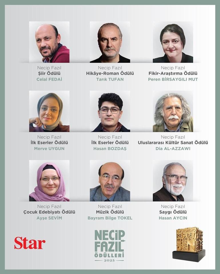 2025 Necip Fazıl Ödüllerinin kazananları açıklandı