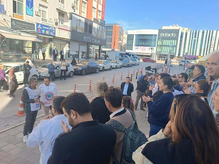 Çiğli Belediyesinde memurlar eylemde