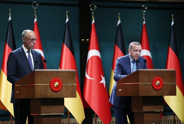 Cumhurbaşkanı Erdoğan: İsrail Gazzeyi yine vurdu, Almanya olarak görmüyor musunuz
