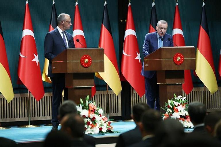 Cumhurbaşkanı Erdoğan: İsrail Gazzeyi yine vurdu, Almanya olarak görmüyor musunuz