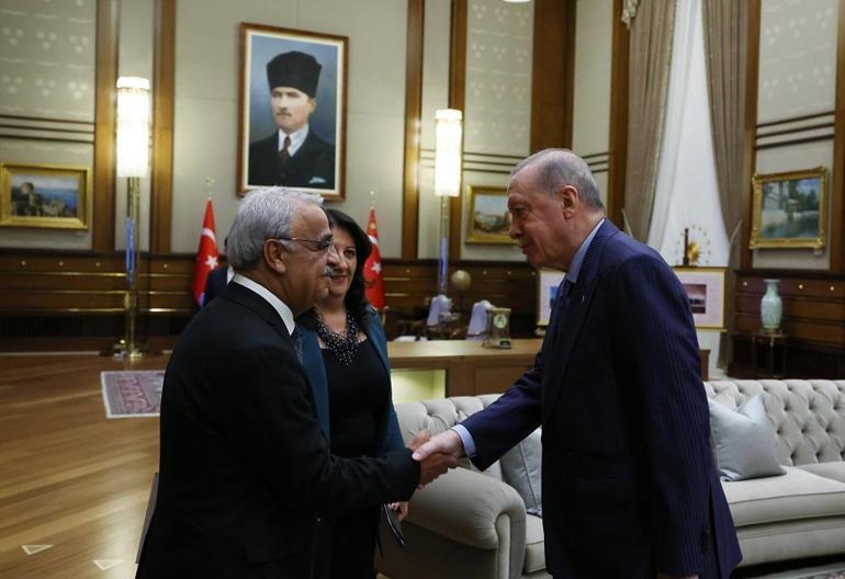Cumhurbaşkanı Erdoğan, DEM Parti heyetini kabul etti