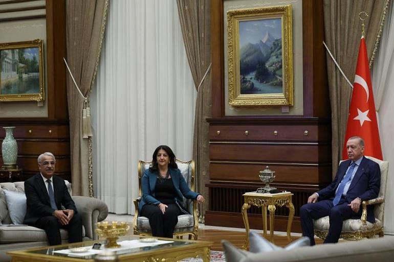 Cumhurbaşkanı Erdoğan, DEM Parti heyetini kabul etti