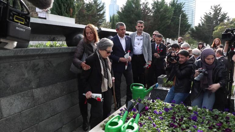 Erdal İnönü vefatının 18’inci yılında kabri başında anıldı