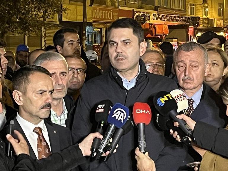 Gebze’de yıkılan binanın yakınındaki 12 bina mühürlendi; 45 aile tahliye edildi