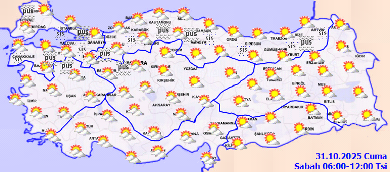 Yurt genelinde yağış beklenmiyor