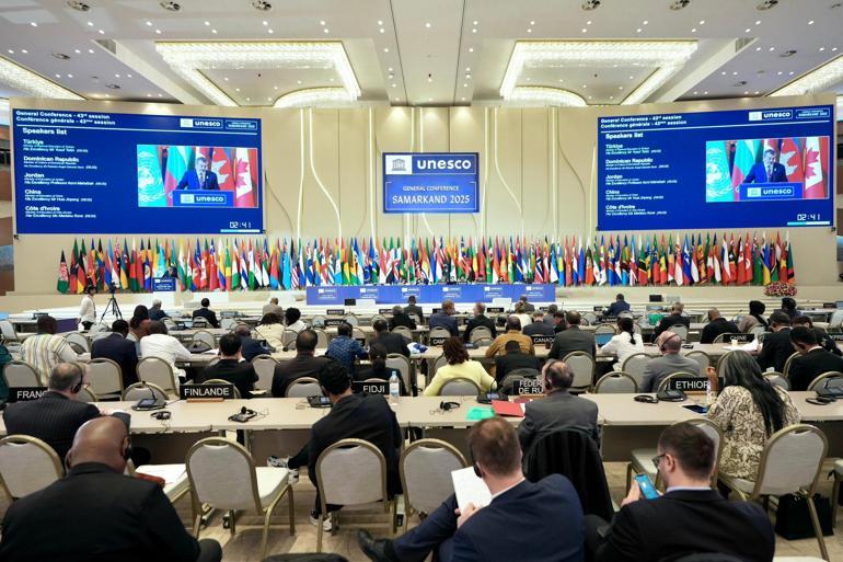 Bakan Tekin, UNESCO 43’üncü Genel Konferansı kapsamında ‘Ulusal Beyan’ konuşması yaptı