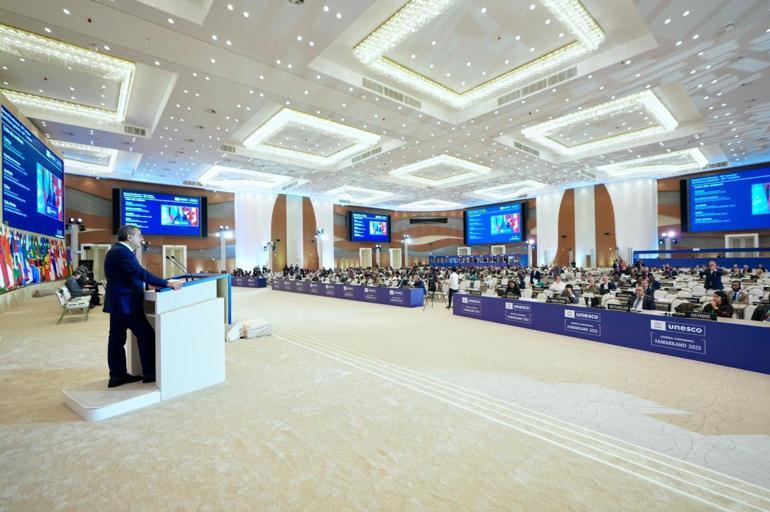 Bakan Tekin, UNESCO 43’üncü Genel Konferansı kapsamında ‘Ulusal Beyan’ konuşması yaptı