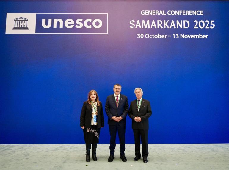 Bakan Tekin, UNESCO 43’üncü Genel Konferansı kapsamında ‘Ulusal Beyan’ konuşması yaptı