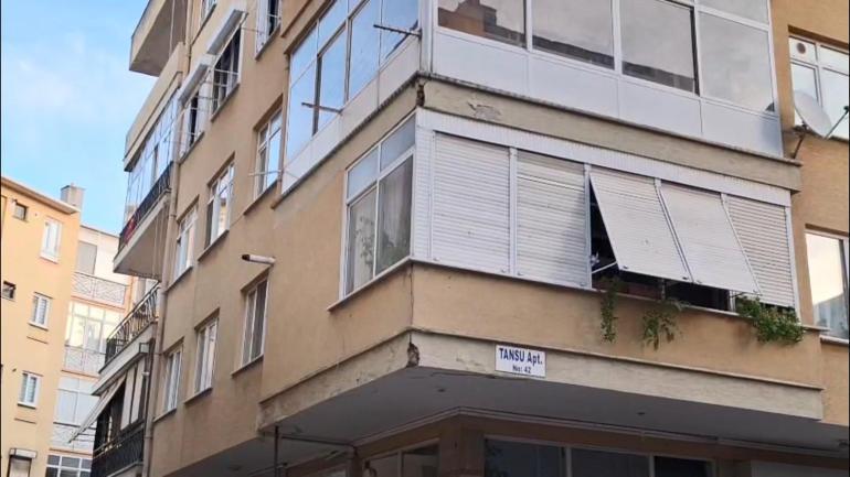 Kartal’da çatlaklar oluşan 4 katlı bina tahliye edildi