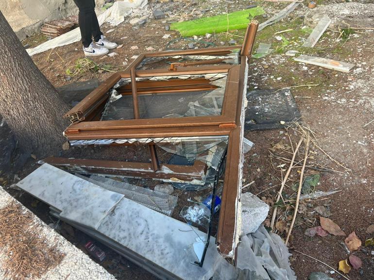 Ankarada doğal gaz borusu kesilen dairede patlama