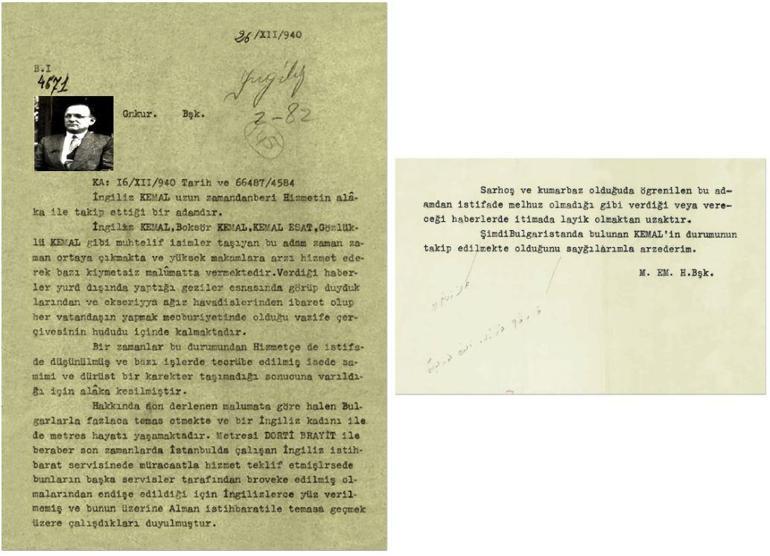 MİT, İngiliz Kemale ilişkin belge paylaştı