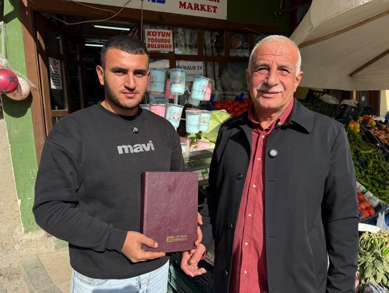 Tokat’ta haırsever, bakkalın veresiye defterindeki 149 bin TLlik borcu ödedi