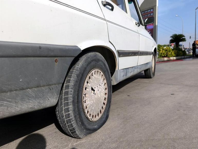 Husumetlisini cadde ortasında öldürüp, kaçtı; lastik patlayınca yakalandı