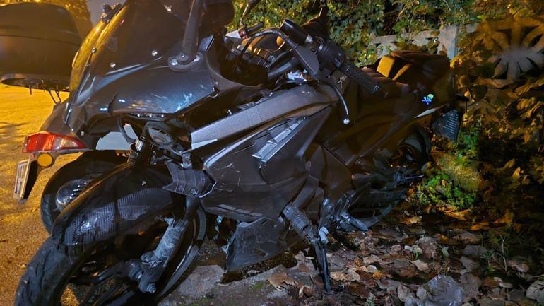 Bursada motosiklet ile otomobil çarpıştı: 2 yaralı