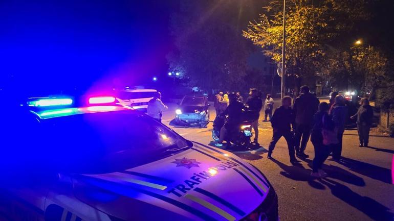 Bursada motosiklet ile otomobil çarpıştı: 2 yaralı