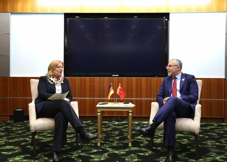 Bakan Işıkhan, Alman mevkidaşı Bas ile görüştü