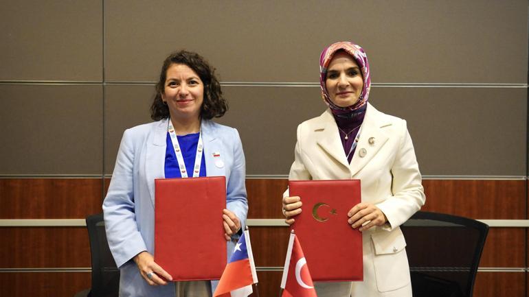 Bakan Göktaş, Şilili mevkidaşı Toro Caceres ile görüştü