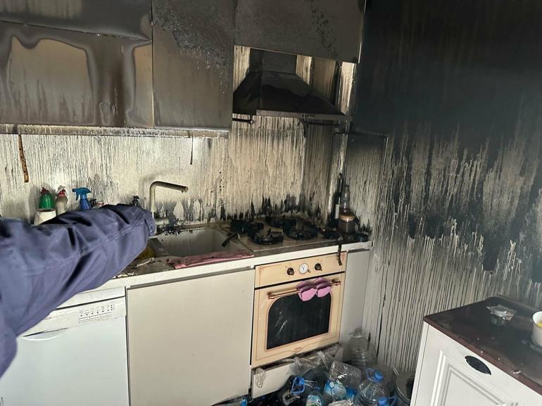 Evi ateşe verip, 2 jandarmayı bıçakla yaralayan şüpheli vurularak etkisiz hale getirildi