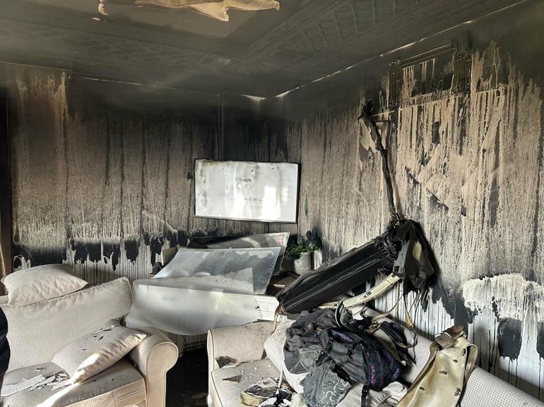 Evi ateşe verip, 2 jandarmayı bıçakla yaralayan şüpheli vurularak etkisiz hale getirildi