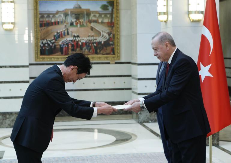 Cumhurbaşkanı Erdoğan, büyükelçilerin güven mektuplarını kabul etti