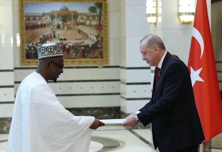 Cumhurbaşkanı Erdoğan, büyükelçilerin güven mektuplarını kabul etti