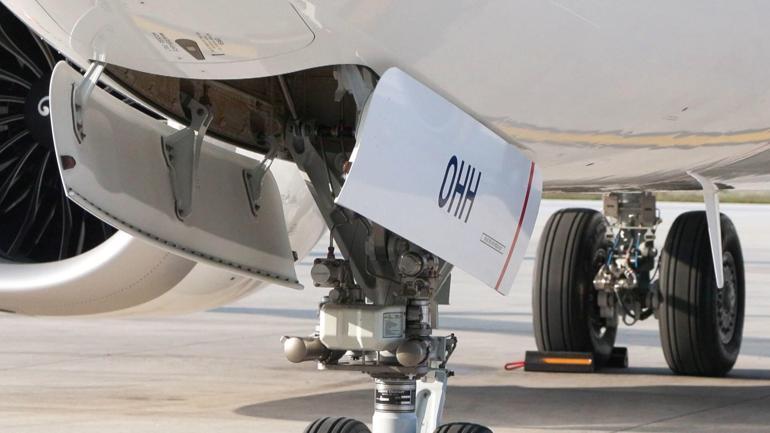 AJetin fabrika çıkışlı 7nci uçağı İstanbula geldi