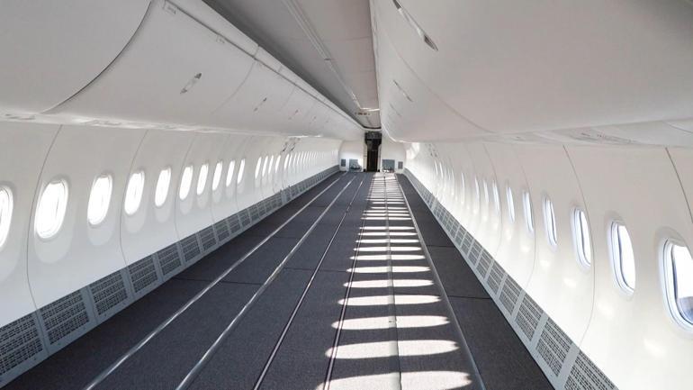 AJetin fabrika çıkışlı 7nci uçağı İstanbula geldi