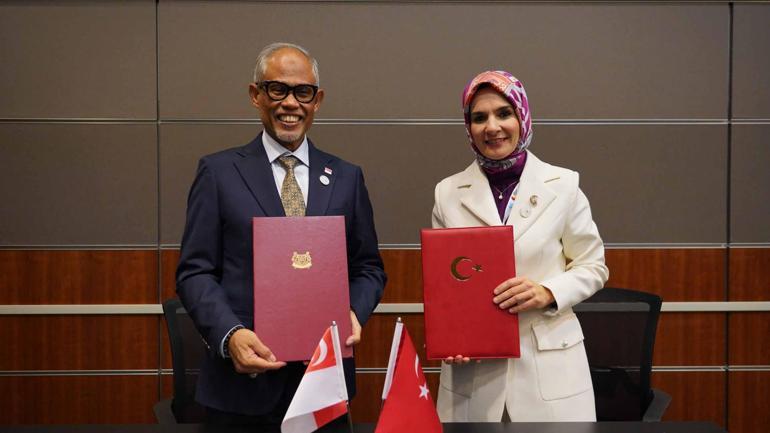 Bakan Göktaş, Sierra Leone ve Singapurlu mevkidaşlarıyla bakanlıkları arasında iş birliği mutabakat zaptı imzaladı