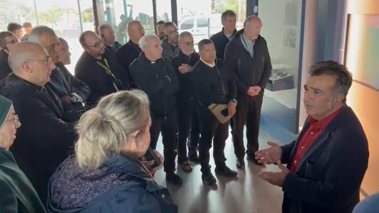 Vatikan heyeti, Papa’nın ziyareti öncesi İznik’e geldi