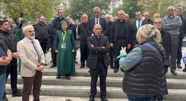 Vatikan heyeti, Papa’nın ziyareti öncesi İznik’e geldi