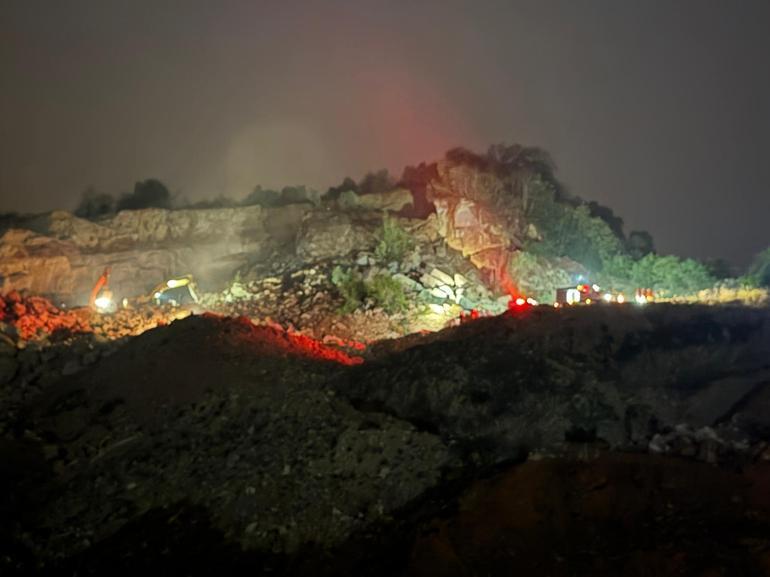 Orduda taş ocağında göçük meydana geldi; 1 işçinin cansız bedenine ulaşıldı