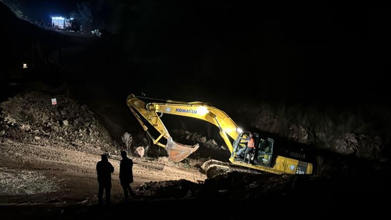 Orduda taş ocağında göçük meydana geldi; 1 işçinin cansız bedenine ulaşıldı