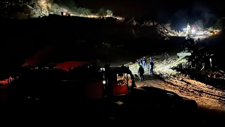 Orduda taş ocağında göçük meydana geldi; 1 işçinin cansız bedenine ulaşıldı