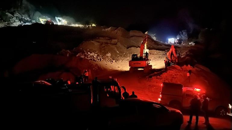 Orduda taş ocağında göçük meydana geldi; 1 işçinin cansız bedenine ulaşıldı