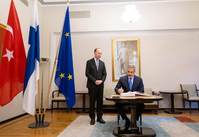 Bakan Fidan, Fin Parlamentosu Başkanı Halla-aho ile görüştü