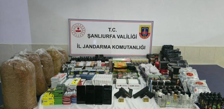 Şanlıurfa’da uyuşturucu ve kaçakçılık operasyonları; 9 gözaltı