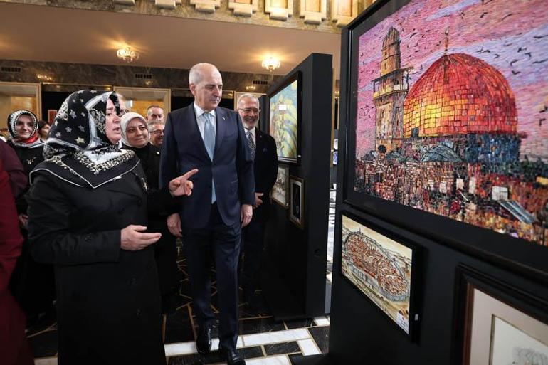 TBMMde, Gazze konulu sanat sergisi