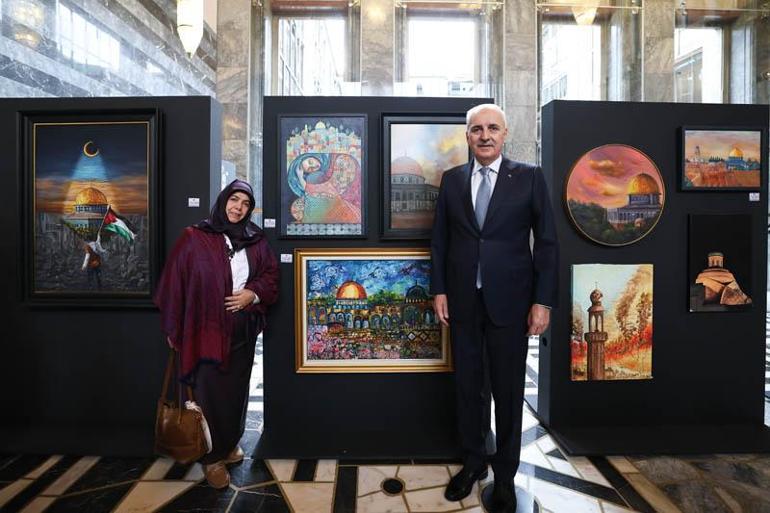 TBMMde, Gazze konulu sanat sergisi