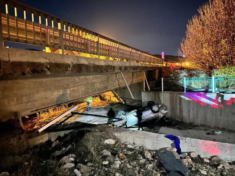 Tunceli’de otomobil dereye uçtu; Uzman Çavuş yaşamını yitirdi