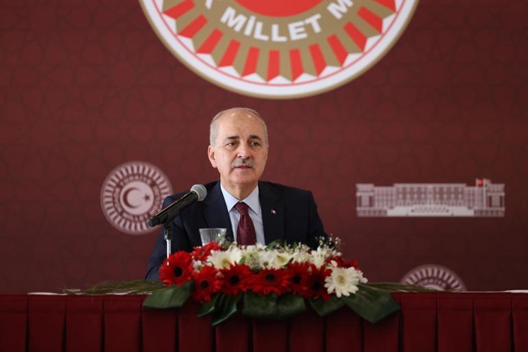 TBMM Başkanı Kurtulmuş, medya kuruluşlarının genel yayın yönetmenleriyle İstanbulda bir araya geldi