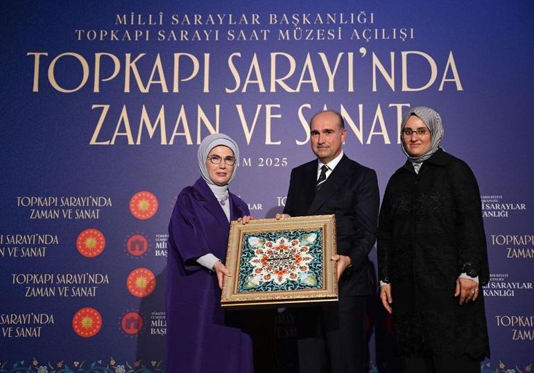 Emine Erdoğan, Topkapı Sarayı Saat Müzesinin açılışına katıldı