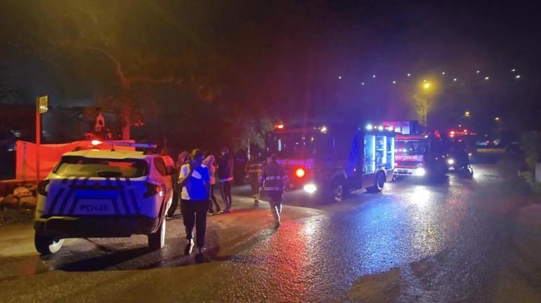 Beykozda restoranın şöminesinden çıkan yangın söndürüldü