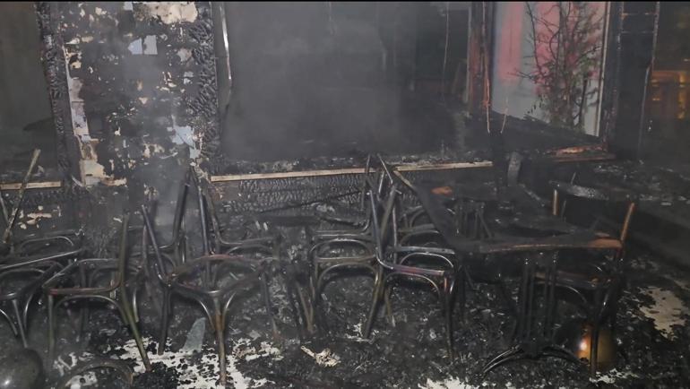 Beykozda restoranın şöminesinden çıkan yangın söndürüldü