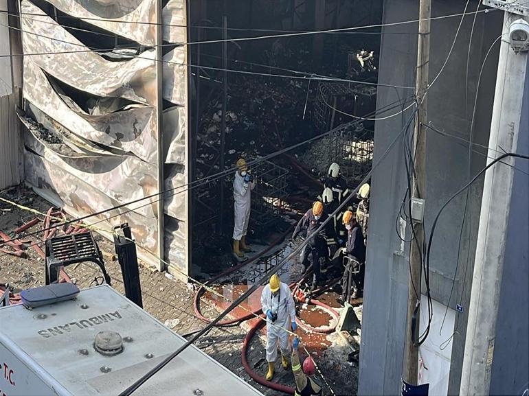 Kocaelide kozmetik fabrikasında yangın: 6 ölü, 7 yaralı