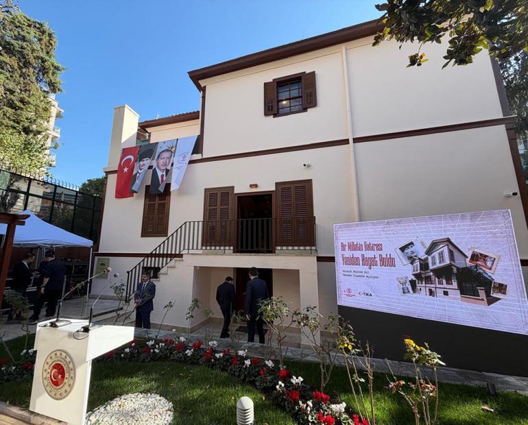 Restore edilen Atatürkün Selanikte doğduğu ev, Bakan Ersoyun katıldığı törenle açıldı
