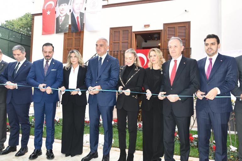 Restore edilen Atatürkün Selanikte doğduğu ev, Bakan Ersoyun katıldığı törenle açıldı