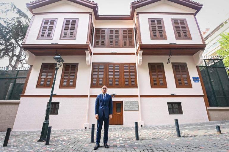 Restore edilen Atatürkün Selanikte doğduğu ev, Bakan Ersoyun katıldığı törenle açıldı