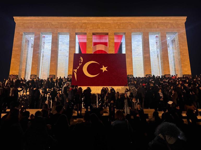 10 Kasımda Anıtkabiri 1 milyon 219 bin kişi ziyaret etti